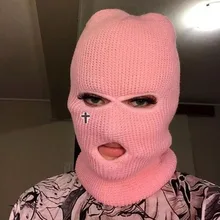 Pink Balaclava 3 Holes Winter Ski Warm Mask Unisex Beanie Caps embroidery Fashion knit Outdoor Sports Warm Hat
Pink Balaclava 3 Holes Winter Ski Warm Mask Unisex Beanie Caps embroidery Fashion knit Outdoor Sports Warm Hat