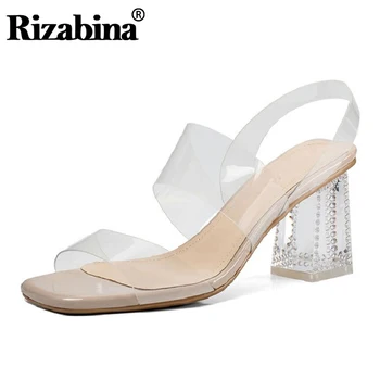 RIZABINA Women High Heels Sandals Real Leather Bling Shoes Women Elegant Party Wedding Concise Office Footwear Size 34-39 
RIZABINA Women High Heels Sandals Real Leather Bling Shoes Women Elegant Party Wedding Concise Office Footwear Size 34-39