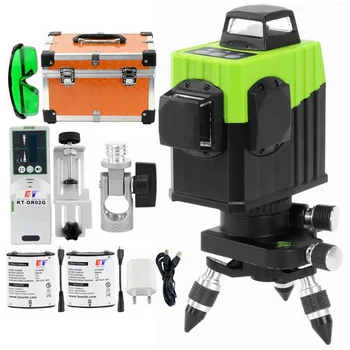 KaiTian Laser Level Receiver Self-Leveling Use AA&Lithium Battery &AC Adapter 360 Horizontal Vertical Green Cross 8 Lines Lasers
KaiTian Laser Level Receiver Self-Leveling Use AA&Lithium Battery &AC Adapter 360 Horizontal Vertical Green Cross 8 Lines Lasers