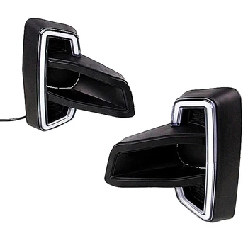 LED Daytime Running Lights for Toyota Hilux Revo Vigo 2018 2019 2020, LED Front Bumper DRL with Yellow Turn Signals 
LED Daytime Running Lights for Toyota Hilux Revo Vigo 2018 2019 2020, LED Front Bumper DRL with Yellow Turn Signals