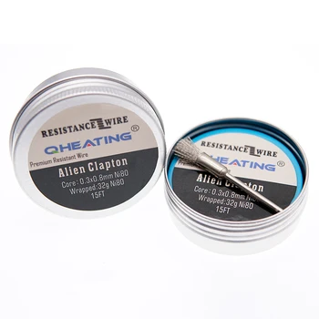 Atomizer fused NI80 Alien Clapton heating wire for electronic cigarette premade coil for vaping
Atomizer fused NI80 Alien Clapton heating wire for electronic cigarette premade coil for vaping