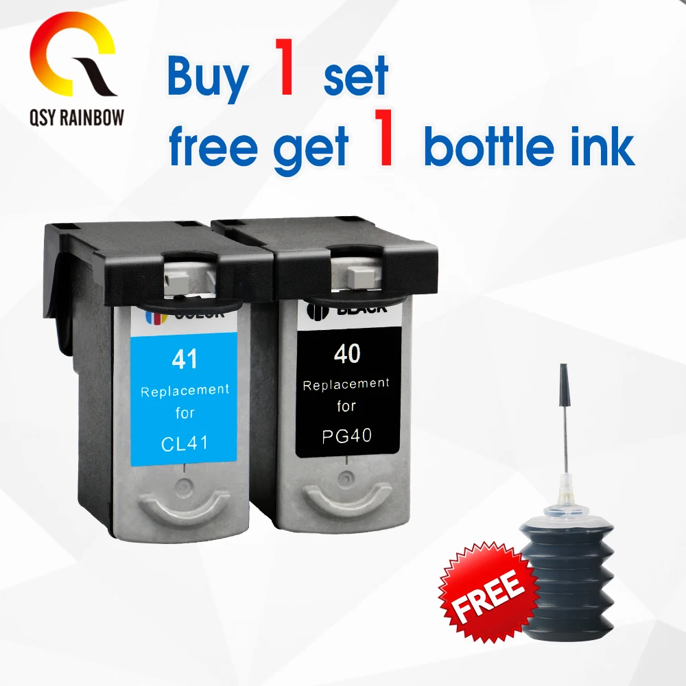 Re-Manufactured 40 41 Cartridge Replacement for Canon PG-40 CL-41 PG40 CL41 Ink Cartridge for PIXMA IP1180 1880 1980 MP145 mp140
Re-Manufactured 40 41 Cartridge Replacement for Canon PG-40 CL-41 PG40 CL41 Ink Cartridge for PIXMA IP1180 1880 1980 MP145 mp140