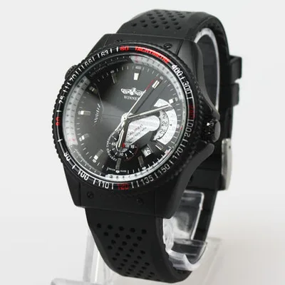 Hot Selling Analog Watch Silica Gel Can Waterproof Analog Watch Black And White with Pattern Calendar Winner Automatic Watch Cas
Hot Selling Analog Watch Silica Gel Can Waterproof Analog Watch Black And White with Pattern Calendar Winner Automatic Watch Cas