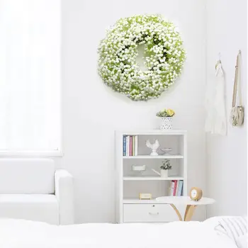 Gypsophila paniculata Pastoral Style Wreath Artificial Garland Decoration for Wedding Ceremony Photography Props Babysbreath
Gypsophila paniculata Pastoral Style Wreath Artificial Garland Decoration for Wedding Ceremony Photography Props Babysbreath
