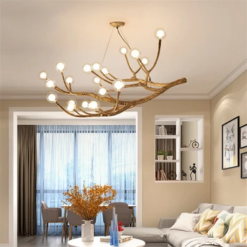 Nordic LED Chandelier Lighting Resin Branch Light Chandeliers Ceiling Lamparas Lustre Art Kitchen Fixtures Design Light Glass AC
Nordic LED Chandelier Lighting Resin Branch Light Chandeliers Ceiling Lamparas Lustre Art Kitchen Fixtures Design Light Glass AC