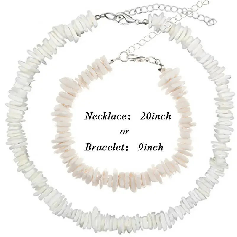 Shell Necklace for Women Boho Shell Choker Set Hawaiian Chips Shell Collar Surfer Choker Pearl Cord Necklace Bracelet Set Gifts
Shell Necklace for Women Boho Shell Choker Set Hawaiian Chips Shell Collar Surfer Choker Pearl Cord Necklace Bracelet Set Gifts