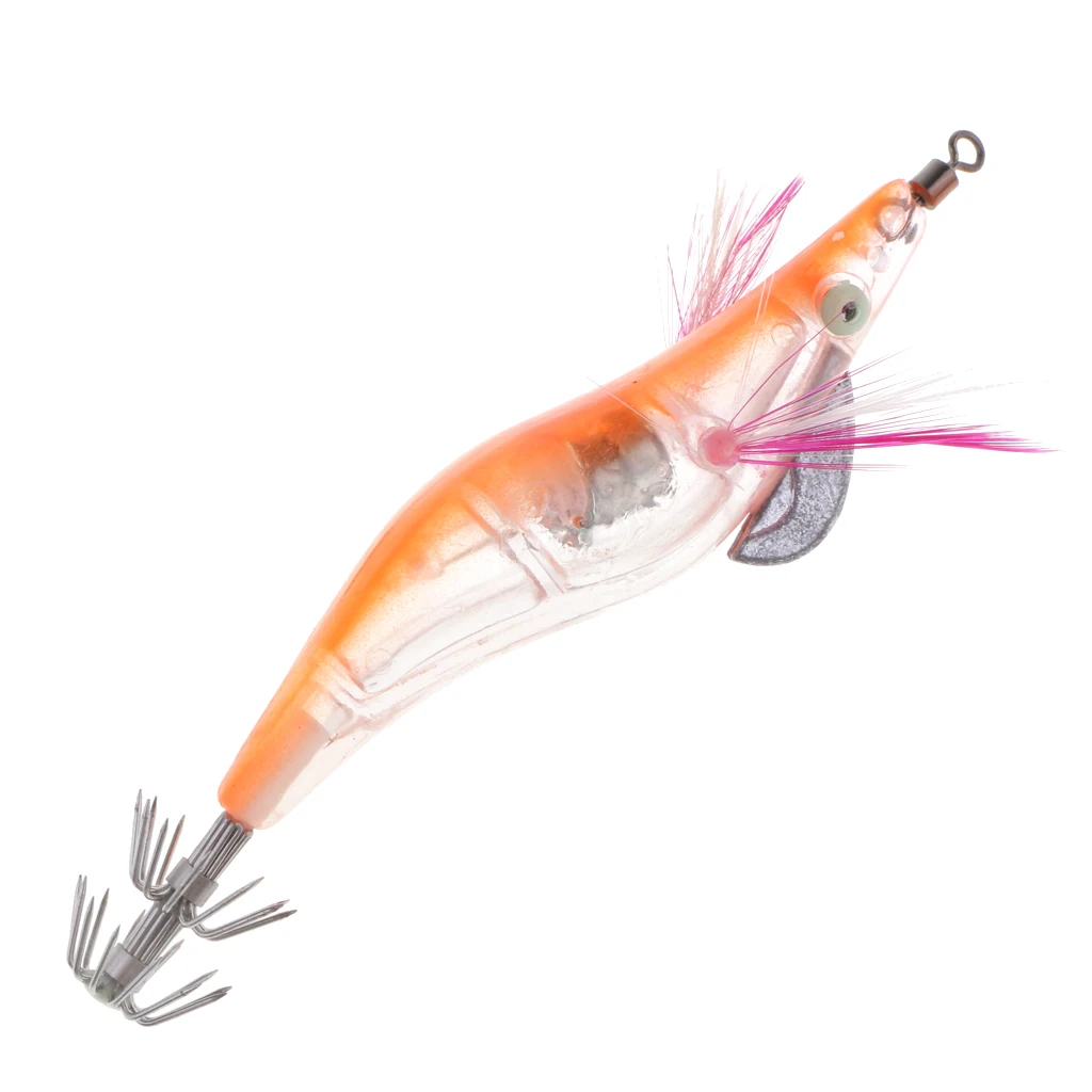 Squid Jigs Saltwater Fishing Lures Luminous Shrimp Bait Cuttlefish Fishhook Squid Jigs Saltwater Fishing Lures Luminous Shrimp Bait Cuttlefish Fishhook