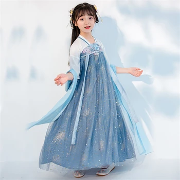 Ancient Chinese Traditional Clothes Princess Dress Kids Baby Girl Fancy Party Retro Performance Sparkly Embroidery Fairy Vestido
Ancient Chinese Traditional Clothes Princess Dress Kids Baby Girl Fancy Party Retro Performance Sparkly Embroidery Fairy Vestido