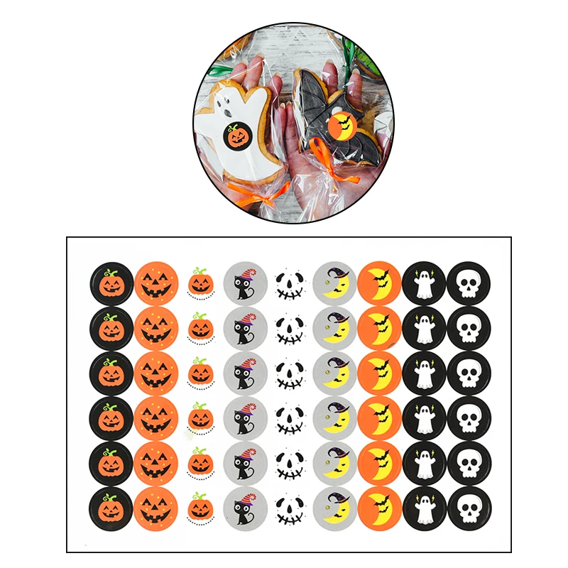 54Pcs*4Sheet Haloween Patry Candy Bag Sticker Children Funny Pumpkin Ghost Gift Box Notebook Label Decoration Props
54Pcs*4Sheet Haloween Patry Candy Bag Sticker Children Funny Pumpkin Ghost Gift Box Notebook Label Decoration Props