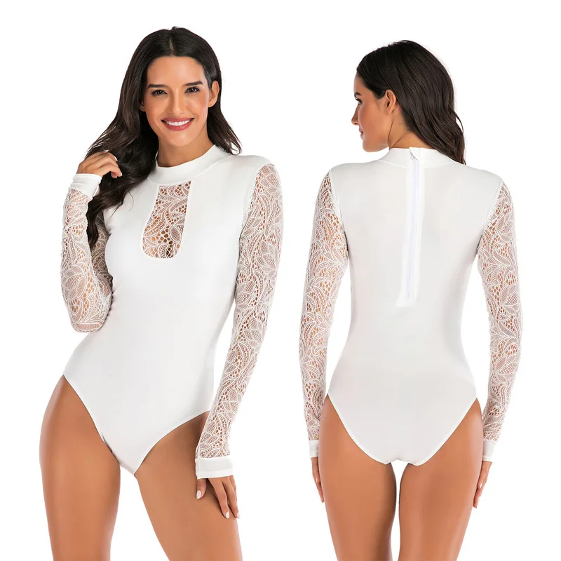 Beach Swimwear Womens One Piece Swimsuit Female Plus Size Women Sexy Swim Suits Large Long Sleeve Surfing Suit Sun Proof Diving
Beach Swimwear Womens One Piece Swimsuit Female Plus Size Women Sexy Swim Suits Large Long Sleeve Surfing Suit Sun Proof Diving