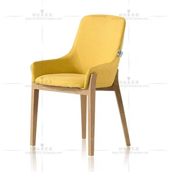 Solid wood dining chair modern minimalist fashion hotel dining chair combination home chair stool 
Solid wood dining chair modern minimalist fashion hotel dining chair combination home chair stool