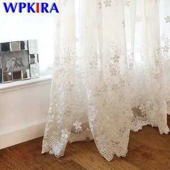 Floral Embroidered Tulle Curtain for Living room Decor Lace Sheer Voile Curtain for Girls Room Fantasy Milk White Organza HC0073
Floral Embroidered Tulle Curtain for Living room Decor Lace Sheer Voile Curtain for Girls Room Fantasy Milk White Organza HC0073