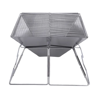Stainless Steel Outdoor Charcoal Bbq Grill Rack Folding Bbq Barbecue Accessories Portable Home Kitchen Camping Cooking Tools
Stainless Steel Outdoor Charcoal Bbq Grill Rack Folding Bbq Barbecue Accessories Portable Home Kitchen Camping Cooking Tools