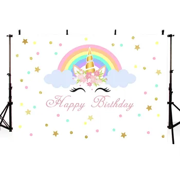 TAIBO Vinyl Background Photography Unicorn Background Birthday Party Photo Studio Backdrop Photocall
TAIBO Vinyl Background Photography Unicorn Background Birthday Party Photo Studio Backdrop Photocall