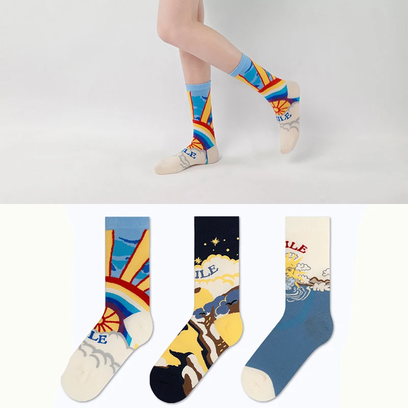 2021 spring and summer new product island happy series socks female middle tube 3-color tide socks cotton street couple socks
2021 spring and summer new product island happy series socks female middle tube 3-color tide socks cotton street couple socks