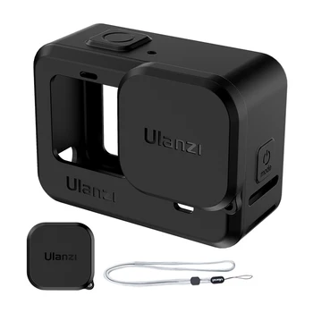 Ulanzi Silicone Protective Cover Black Sleeve Housing Case Frame + Lens Cap Case + Lanyard for GoPro9 Camera Accessory
Ulanzi Silicone Protective Cover Black Sleeve Housing Case Frame + Lens Cap Case + Lanyard for GoPro9 Camera Accessory