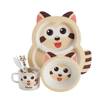 Bamboo Fiber Children's Tableware Set Creative Cartoon Grid Dinner Plate Baby Rice Bowl Five-piece Gift Tableware
Bamboo Fiber Children's Tableware Set Creative Cartoon Grid Dinner Plate Baby Rice Bowl Five-piece Gift Tableware