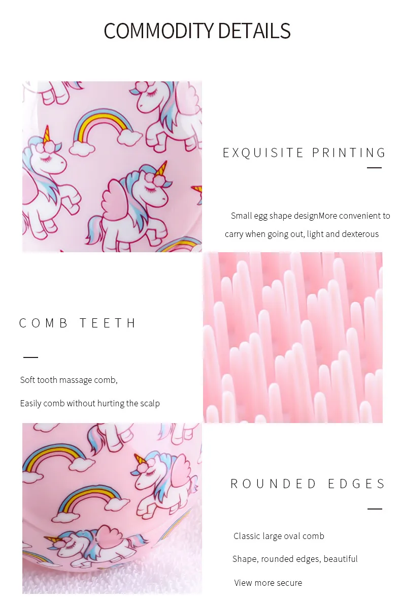 Unicorn Massage Comb Hair Brush Unicorn Massage Comb Hair Brush