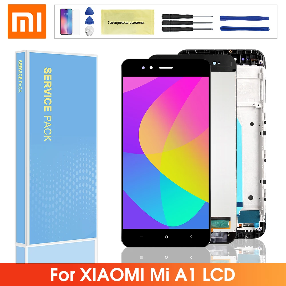 5.5'' Original LCD For Xiaomi Mi A1 LCD Display Touch Screen Digitizer Replacement With Frame For Xiaomi 5X A1 LCD Screen
5.5'' Original LCD For Xiaomi Mi A1 LCD Display Touch Screen Digitizer Replacement With Frame For Xiaomi 5X A1 LCD Screen