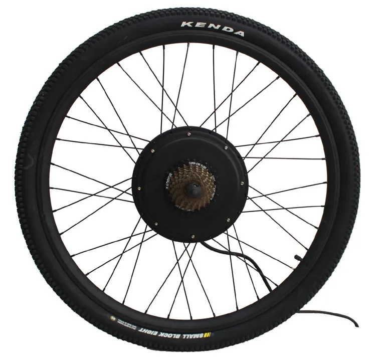 500-1500W Powerful Brushless Gearless Hub Motor-Includes Tire and tube-7 Speed-R
