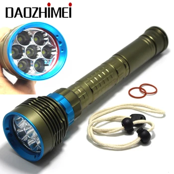 

2019 new 8000LM high power Waterproof Diving Flashlight XML T6 L2 Underwater light 3 Modes 26650 Scuba Flash Light