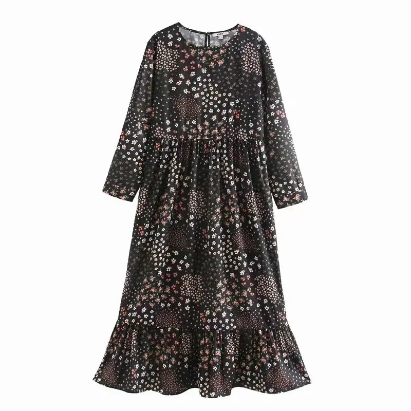 Europe And America WOMEN'S Dress 2020 Spring New Style Long Sleeve Patchwork Long Dress A8fs9332
Europe And America WOMEN'S Dress 2020 Spring New Style Long Sleeve Patchwork Long Dress A8fs9332