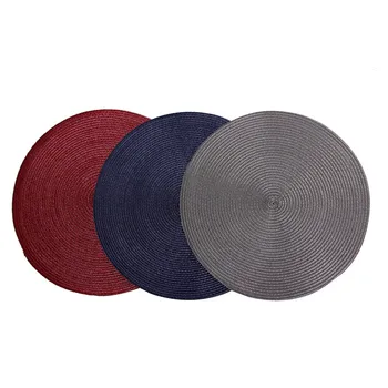 Dining Napkin Pads Round PP Plastic Weave Placemat Table Mats Non-Slip Heat Resistant Coaster Cushion Kitchen Party Decoration
Dining Napkin Pads Round PP Plastic Weave Placemat Table Mats Non-Slip Heat Resistant Coaster Cushion Kitchen Party Decoration