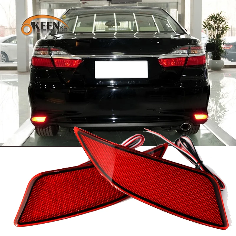 2PCS For Toyota Camry 2015 2016 LED Rear Bumper Reflector Light Reflector Tail Brake Signal Lamp Auto Brake Fog Light
2PCS For Toyota Camry 2015 2016 LED Rear Bumper Reflector Light Reflector Tail Brake Signal Lamp Auto Brake Fog Light