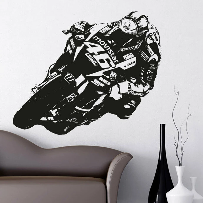 Dctal Heavy Motorcycle Sticker Vehicle Decal Posters Vinyl Wall Decals Classical Autobike Pegatina Decor Mural Sticker