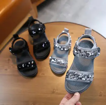 Kids Shoes 2020 Summer Baby Fashion Princess Sandals Children Sparkly Shoes Toddlers Brand Flat Girls Sandals 
Kids Shoes 2020 Summer Baby Fashion Princess Sandals Children Sparkly Shoes Toddlers Brand Flat Girls Sandals