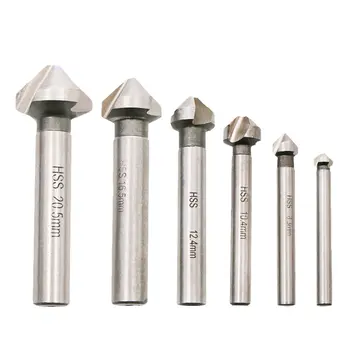 3 Flute HSS Hard Metals Countersink Drill Bit Set Three Edge Chamfer Chamfering End Mill Cutter Woodworking Drill Bits
3 Flute HSS Hard Metals Countersink Drill Bit Set Three Edge Chamfer Chamfering End Mill Cutter Woodworking Drill Bits