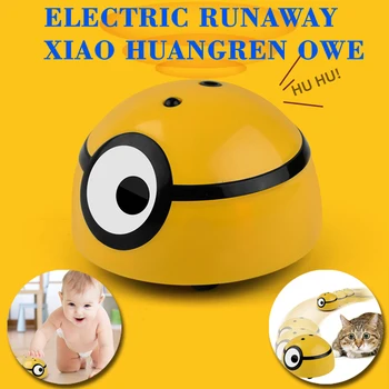 

Minions Running Induction Runaway Toy Ball RC Car Magic Sparkling Luminous LED RC Kids Infrared Idea Magic Little Yellow Man Toy