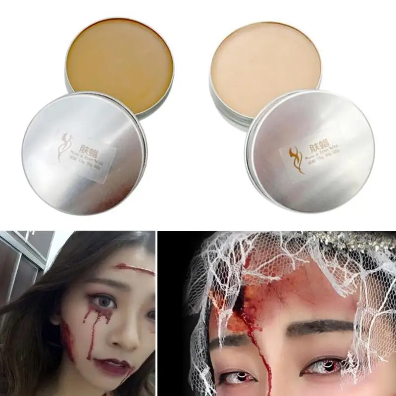 15g/30g Pad Nose Halloween Knife Scars Wrist Mud Skin Wax Shaping Cosplay Flesh Color Cover Eyebrows Special Effect Makeup TSLM2
15g/30g Pad Nose Halloween Knife Scars Wrist Mud Skin Wax Shaping Cosplay Flesh Color Cover Eyebrows Special Effect Makeup TSLM2