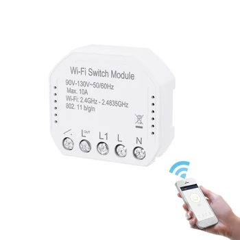 Remote Control Wifi Smart Light Switch Diy Breaker Module Smart Home Life/Tuya APP Remote Control Works with Alexa Google 2 Way
Remote Control Wifi Smart Light Switch Diy Breaker Module Smart Home Life/Tuya APP Remote Control Works with Alexa Google 2 Way