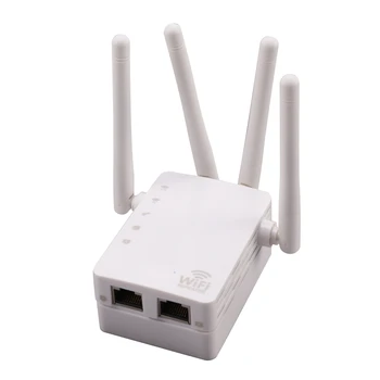 AC 1200Mbps Wireless Wifi Repeater 2.4G / 5G Dual Band Wifi Signal Amplifier
AC 1200Mbps Wireless Wifi Repeater 2.4G / 5G Dual Band Wifi Signal Amplifier