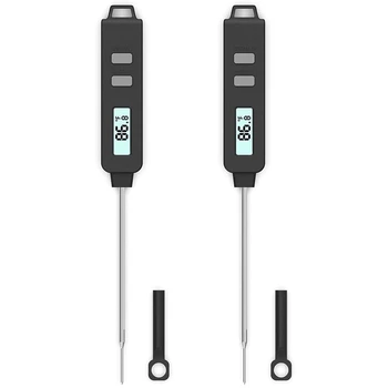 2PCS Meat Thermometer, Instant Read Candy Thermometer Digital Cooking Food Thermometer with Super Long Probe
2PCS Meat Thermometer, Instant Read Candy Thermometer Digital Cooking Food Thermometer with Super Long Probe