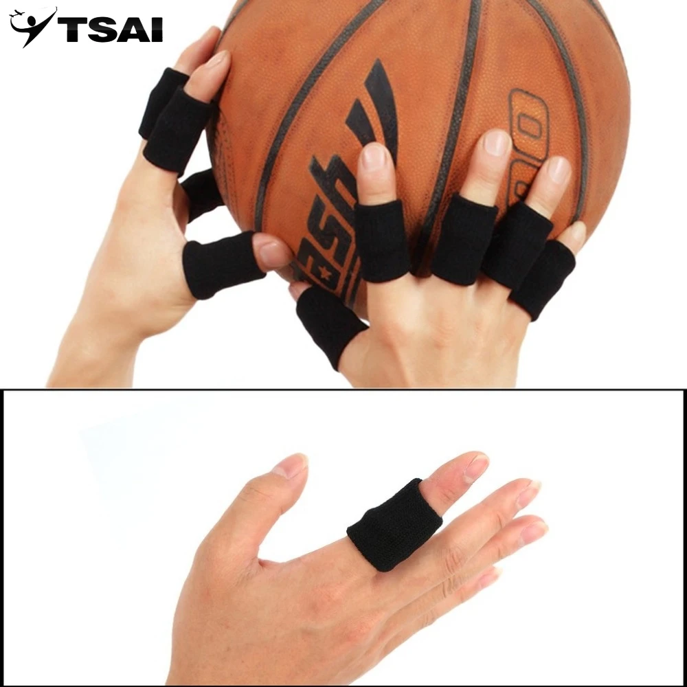 1pcs Basketball Volleyball Sports Finger Armfuls Knitted Finger Joints Slip Elastic Fingerstall Caps Protective Pad Black New
1pcs Basketball Volleyball Sports Finger Armfuls Knitted Finger Joints Slip Elastic Fingerstall Caps Protective Pad Black New
