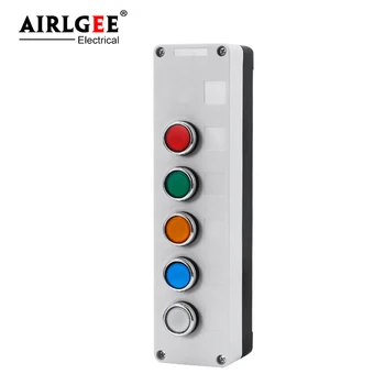 5-position 5-hole button box industrial control switch control box button switch box one normally open and one normally closed
5-position 5-hole button box industrial control switch control box button switch box one normally open and one normally closed