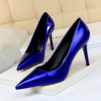 Thin Heels Office Women Shoes New Arrival Pumps Fashion High Heels Shoes Women's Pointed Toe Sexy Shoes Shallow wedding shoes
Thin Heels Office Women Shoes New Arrival Pumps Fashion High Heels Shoes Women's Pointed Toe Sexy Shoes Shallow wedding shoes