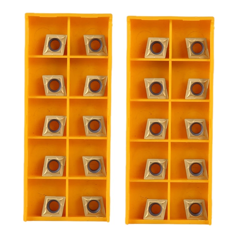 20PCS Carbide Insert CCMT09T304 CCMT32.51 US735 Metal Turning Tool Tools Lathe Tool CCMT 09T304 Face Milling Cutter CNC Tool
20PCS Carbide Insert CCMT09T304 CCMT32.51 US735 Metal Turning Tool Tools Lathe Tool CCMT 09T304 Face Milling Cutter CNC Tool