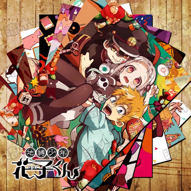 10 шт./лот аниме туалетный Hanako-kun Yugi Amane Nene постеры наклейки игрушки Hanako kun Cift карта