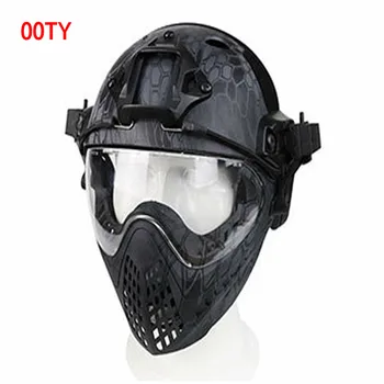 Tactical Helmet Mask Airsoft Paintball Overall Helmet CS Military Tactical Protective Helmet Full Face Hunting Helmet
Tactical Helmet Mask Airsoft Paintball Overall Helmet CS Military Tactical Protective Helmet Full Face Hunting Helmet