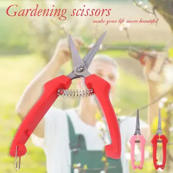 Pruning Shears Garden Supply Cutter Pruner Plant Gardening Tools Stainless Steel Fruit Hand Hand Flower Scissors Secator