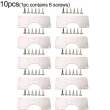10pcs Hinge Fixing Plate Stainless Steel Upgraded Hinge Repair Board Cabinet Door Repair Installer Kits Screw Furniture Hardware
10pcs Hinge Fixing Plate Stainless Steel Upgraded Hinge Repair Board Cabinet Door Repair Installer Kits Screw Furniture Hardware
