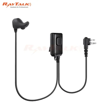 2 Pin Ear Bone Earpiece, High Quality PU coiled cable with Mic/PTT For Two Way Radio
2 Pin Ear Bone Earpiece, High Quality PU coiled cable with Mic/PTT For Two Way Radio