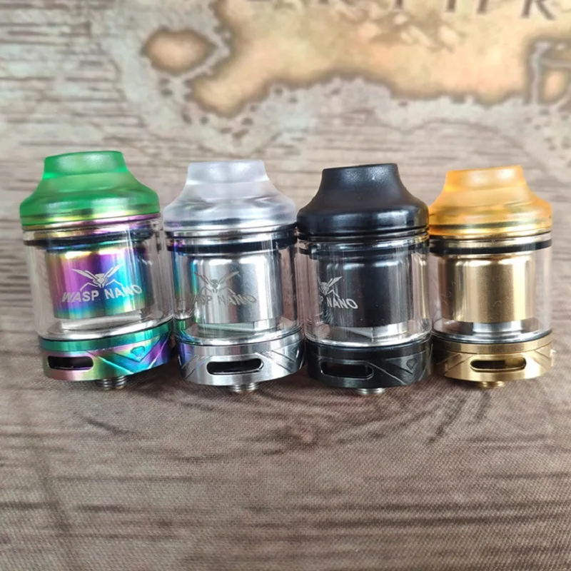 new arrive WASP NANO RTA 2ml TANK diameter 23mm Atomizer Top Refill Design & PCTG Drip Tip E-cig Vape Tank Fast Shipping
new arrive WASP NANO RTA 2ml TANK diameter 23mm Atomizer Top Refill Design & PCTG Drip Tip E-cig Vape Tank Fast Shipping