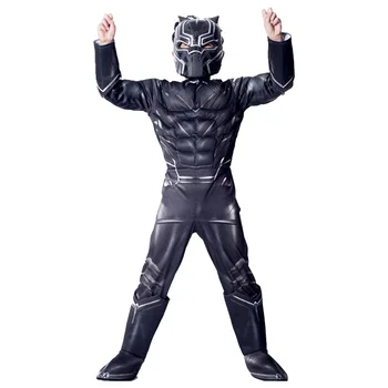 Black Panther Cosplay Kids Child Boy's Black Panther Muscle Costume Jumpsuit Bodysuit Superhero Halloween Cosplay Costume Outfit
Black Panther Cosplay Kids Child Boy's Black Panther Muscle Costume Jumpsuit Bodysuit Superhero Halloween Cosplay Costume Outfit