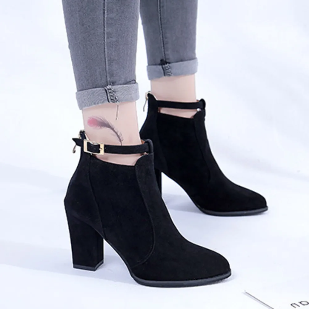 Hot 3colour Women Shoes Winter Autumn Casual Women High Heels Pumps Warm Ankle Boots Women Botas Shoes Mujer Zapatos Size 35-39
Hot 3colour Women Shoes Winter Autumn Casual Women High Heels Pumps Warm Ankle Boots Women Botas Shoes Mujer Zapatos Size 35-39