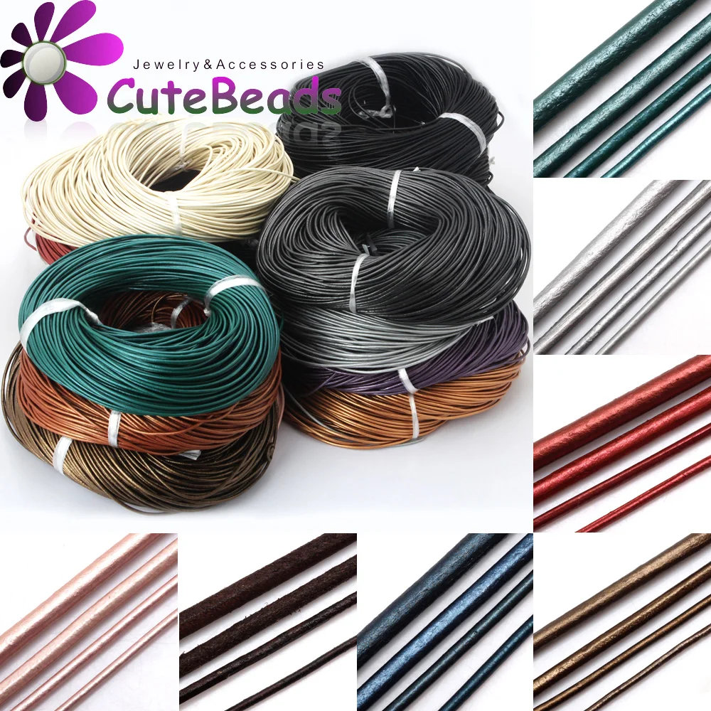 1.5/2.0/3.0/4.0MM Round Genuine Leather Cord/Wire DIY Cords women charm earrings Bracelet necklace jewelry making
1.5/2.0/3.0/4.0MM Round Genuine Leather Cord/Wire DIY Cords women charm earrings Bracelet necklace jewelry making