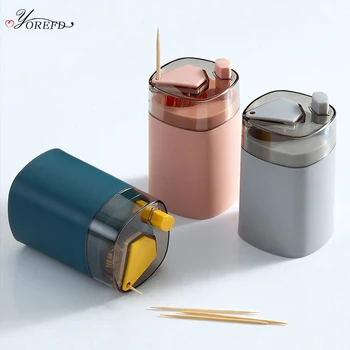 OYOREFD Creative Automatic Toothpick Dispenser Desktop Tooth Pick Holder Family Restaurant Press Type Tooth Pick Container
OYOREFD Creative Automatic Toothpick Dispenser Desktop Tooth Pick Holder Family Restaurant Press Type Tooth Pick Container